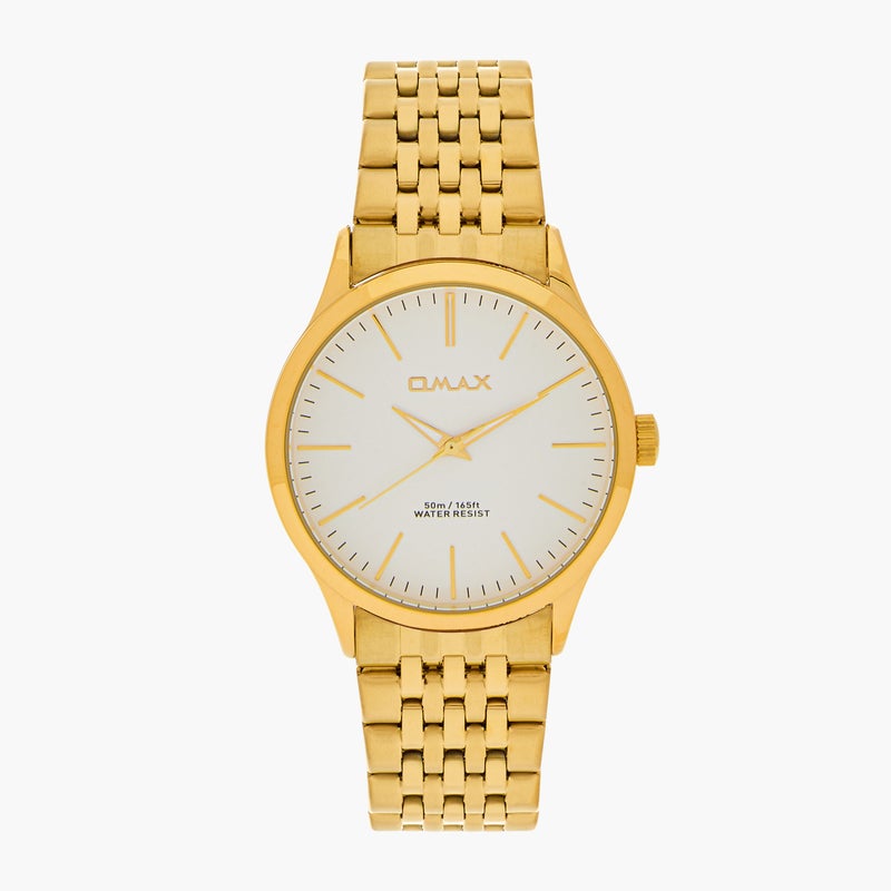 OMAX Gold Analog Wrist Watch for Men - Image 1